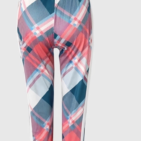 Colorful Plad Women’s Joggers - Picture 3 of 4